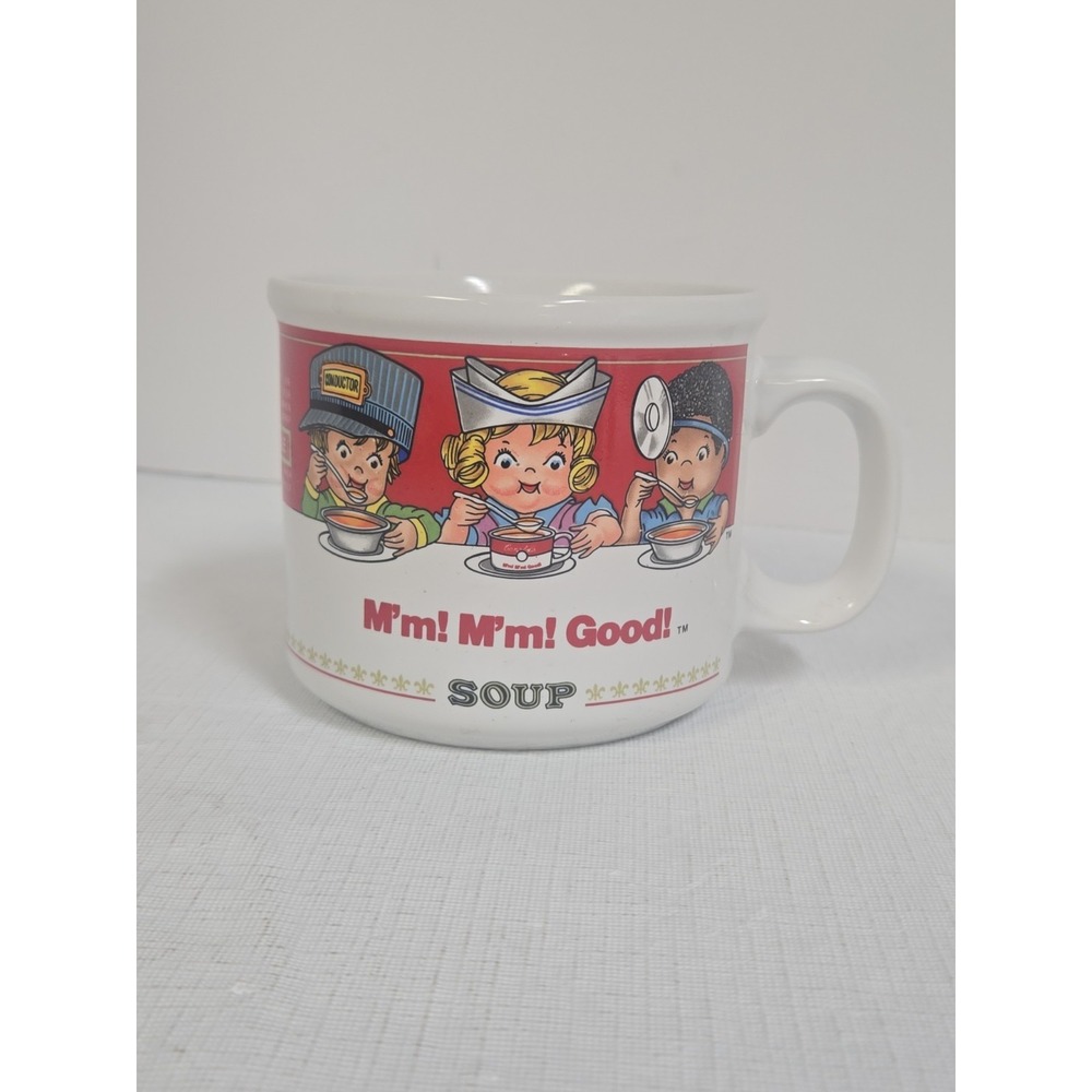 Vintage 1993 Westwood Campbells Soup Kids Souper Mug Fireman Police Doctor Nurse